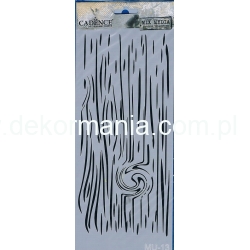 CADENCE Szablon 10x24 cm ( MU-13 )  ,   efekt  słoje drewna